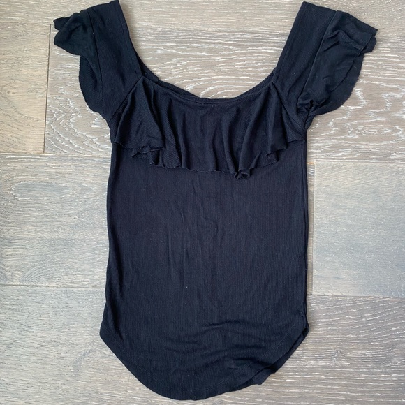 Free people black top - Picture 2 of 4